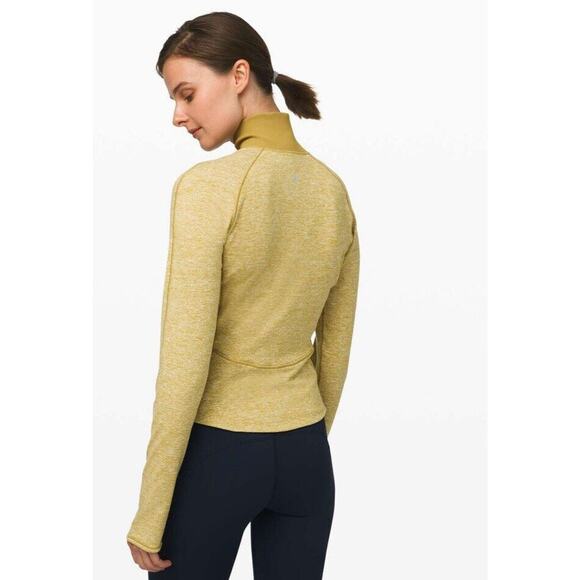 Lululemon 1/2 Zip Long Sleeve Cropped Size 4 - Picture 2 of 4